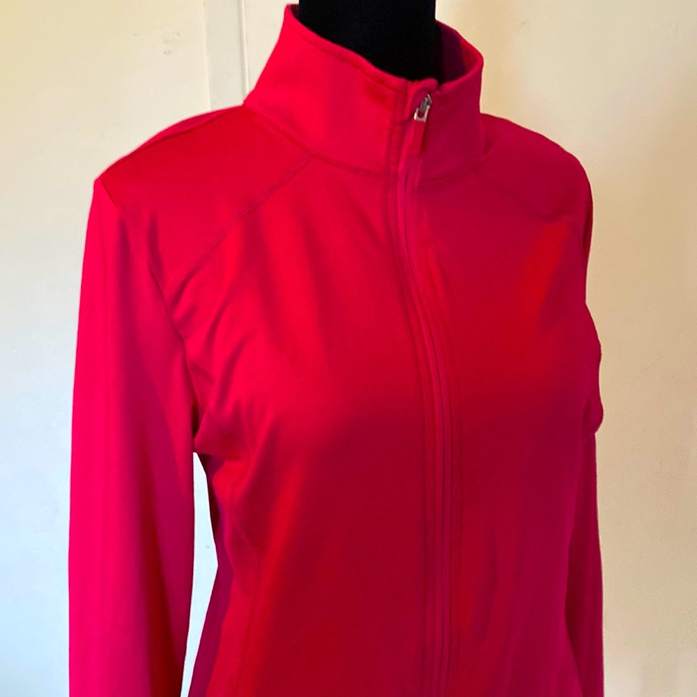 Athletic zip up jacket. Size S